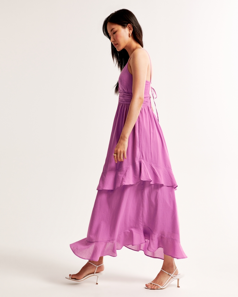 Tiered Ruffle Maxi Dress