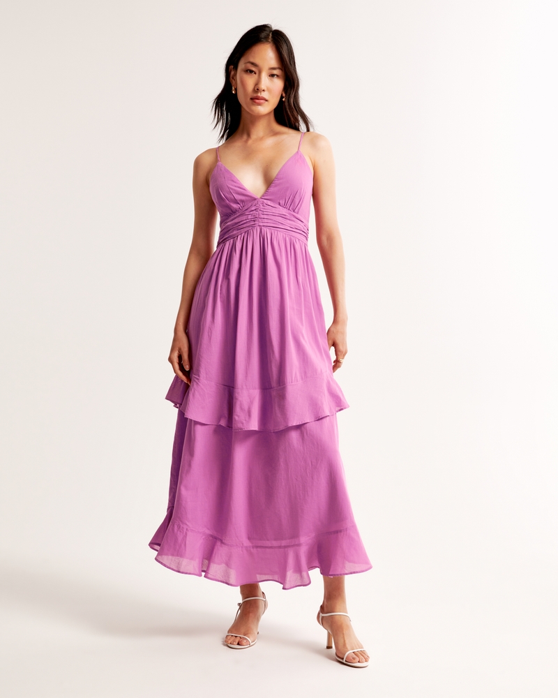 Tiered Ruffle Maxi Dress