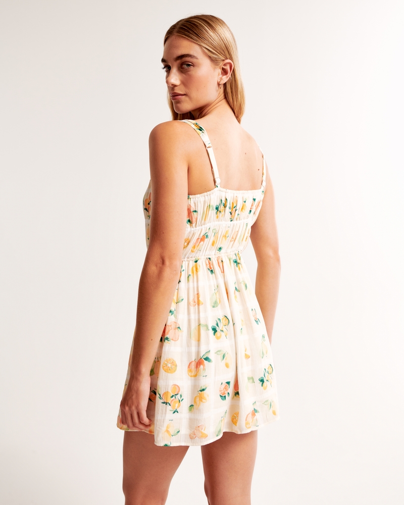Tie-Front Mini Dress