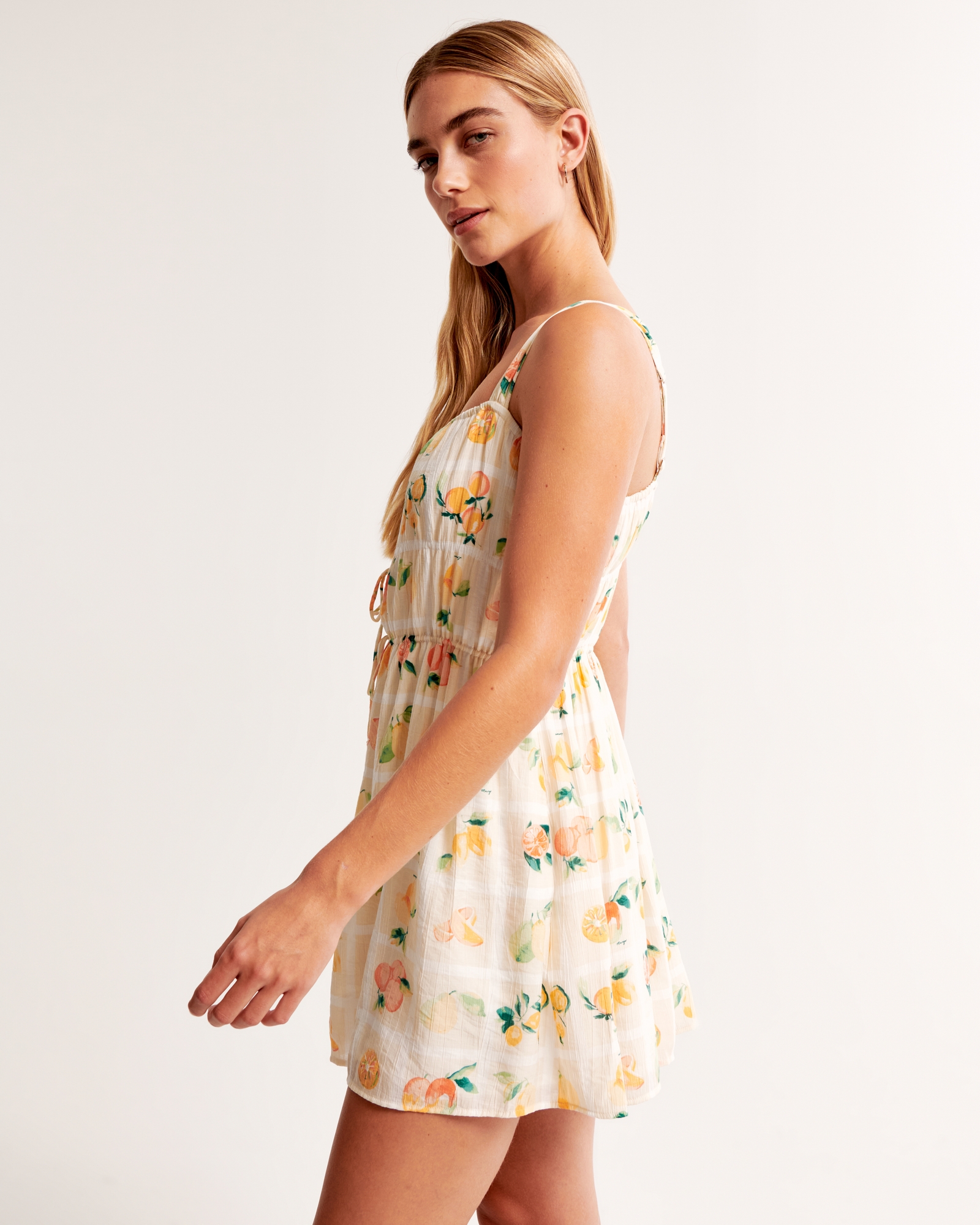 Tie-Front Mini Dress