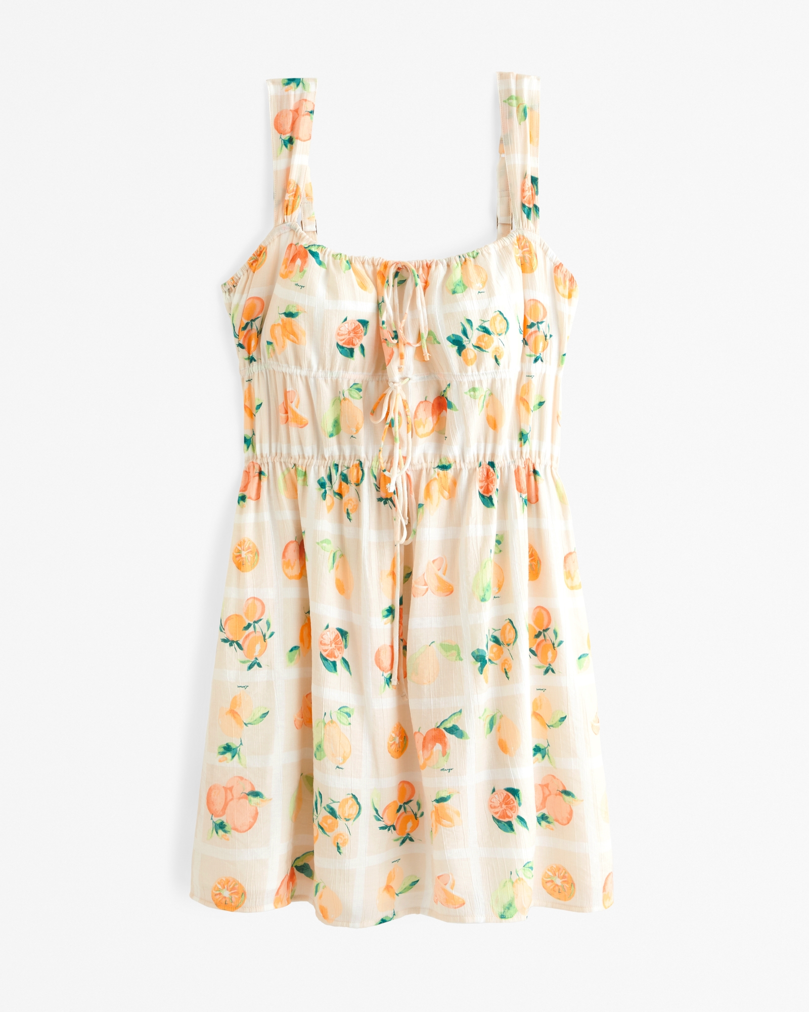 Tie-Front Mini Dress