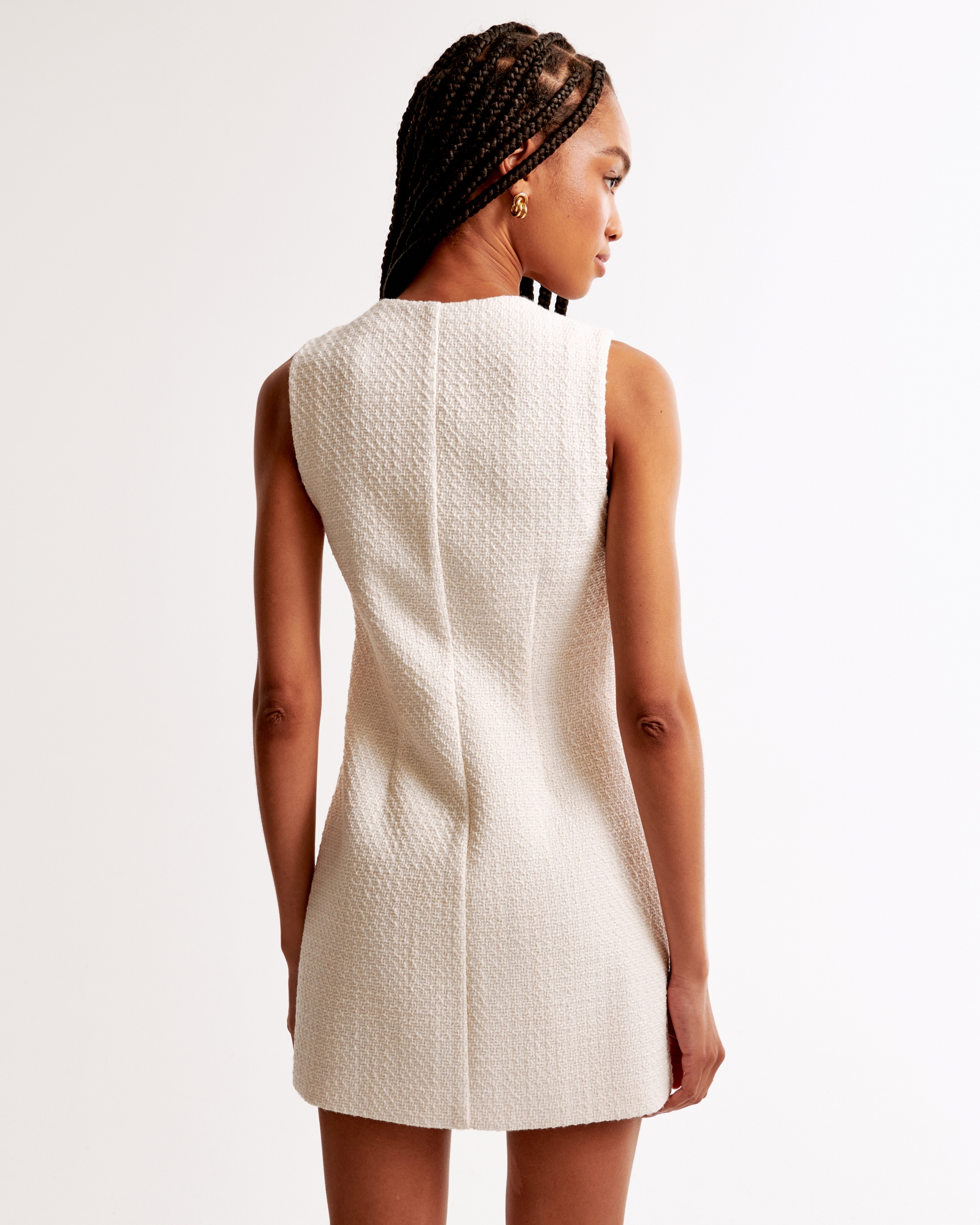 The A&F Mara Tweed Vest Mini Dress