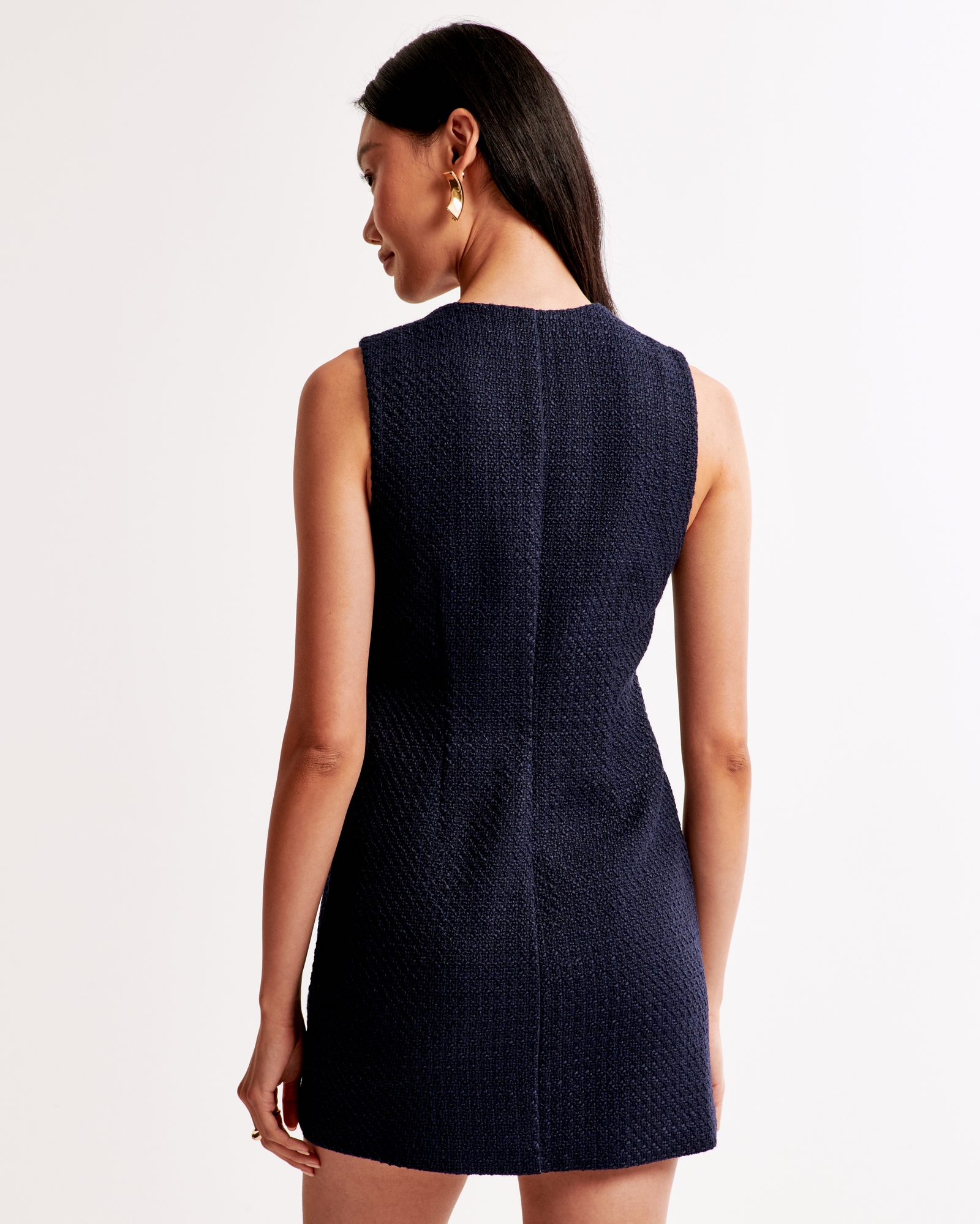 The A&F Mara Tweed Vest Mini Dress