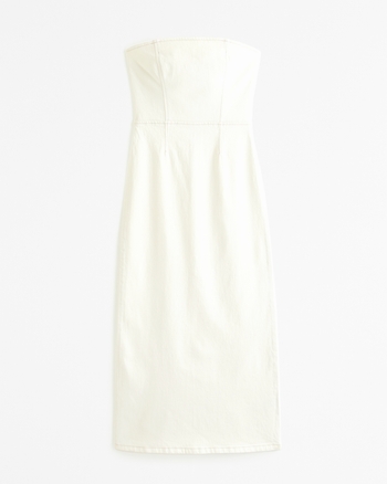 ABSOLUTE EDGE DENIM MIDI DRESS
