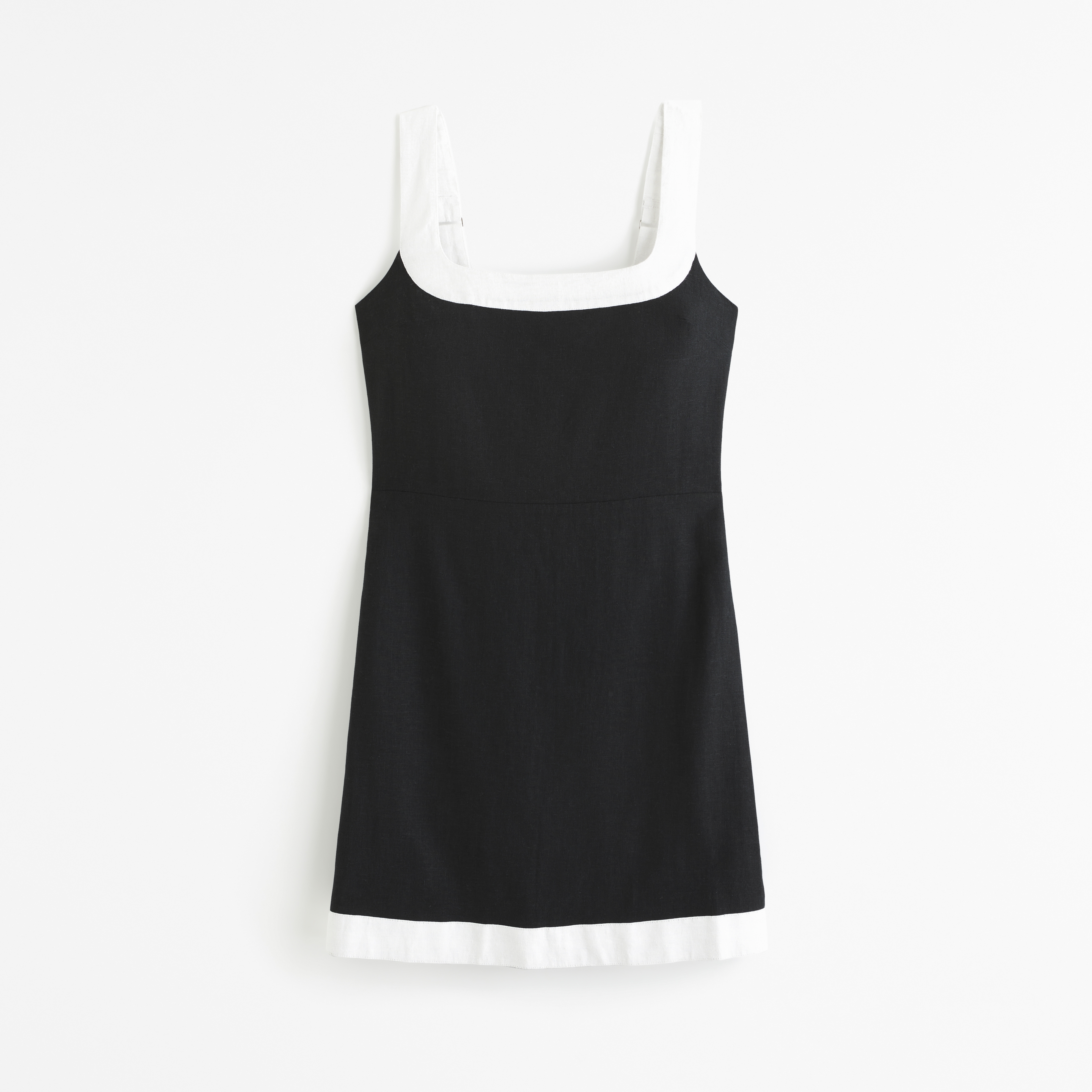 Women's Linen-Blend Wide Strap Mini Dress | Women's