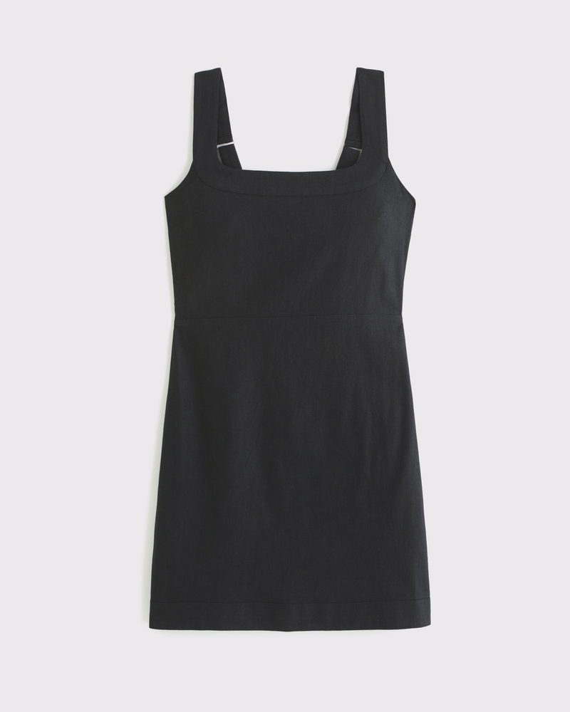 Flattering Bodice Black Sleeveless Mini Dress Flattering Bodice Black Sleeveless Mini Dress
