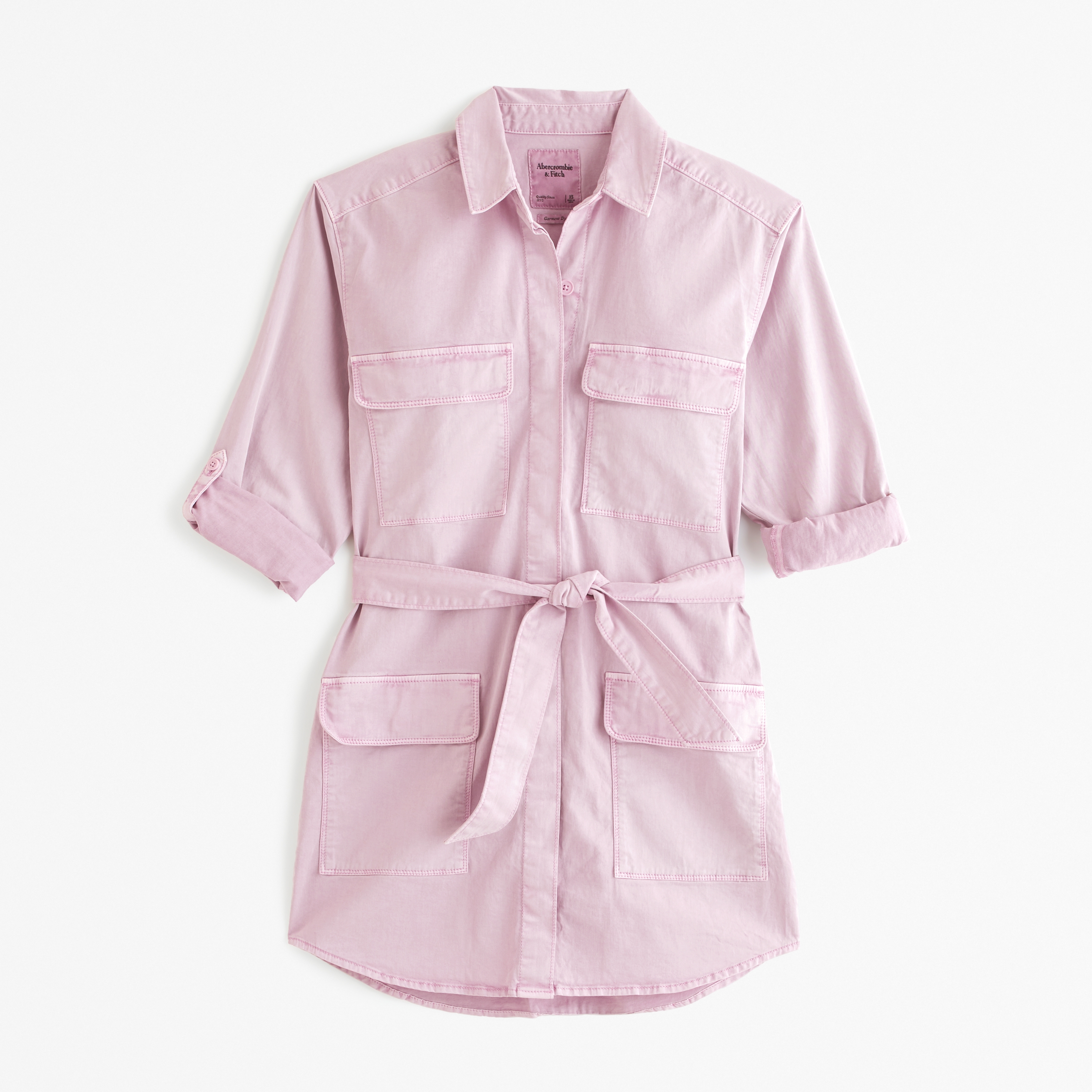 Baby pink cheap shirt dress