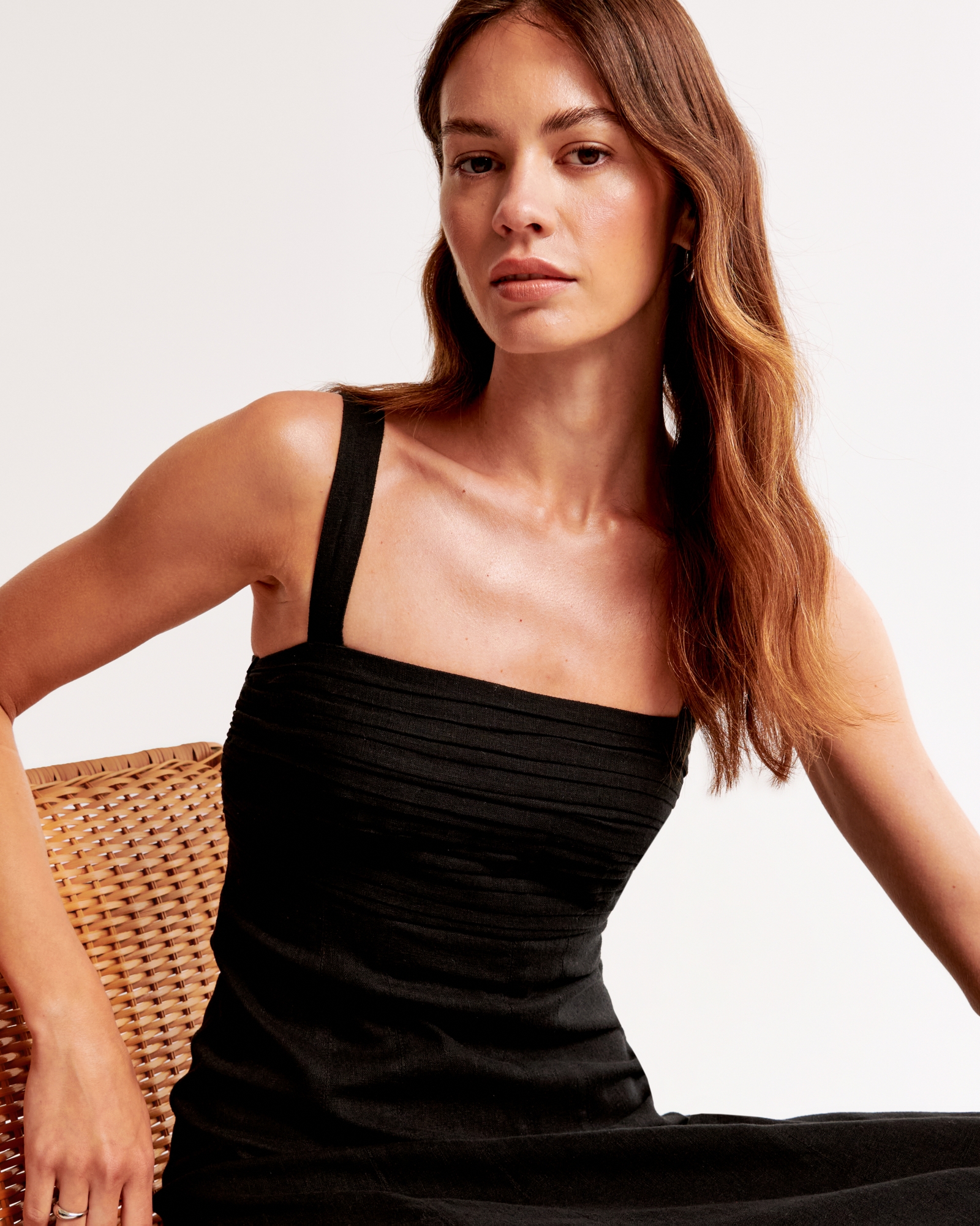 The A&F Emerson Fit & Flare Midi Dress