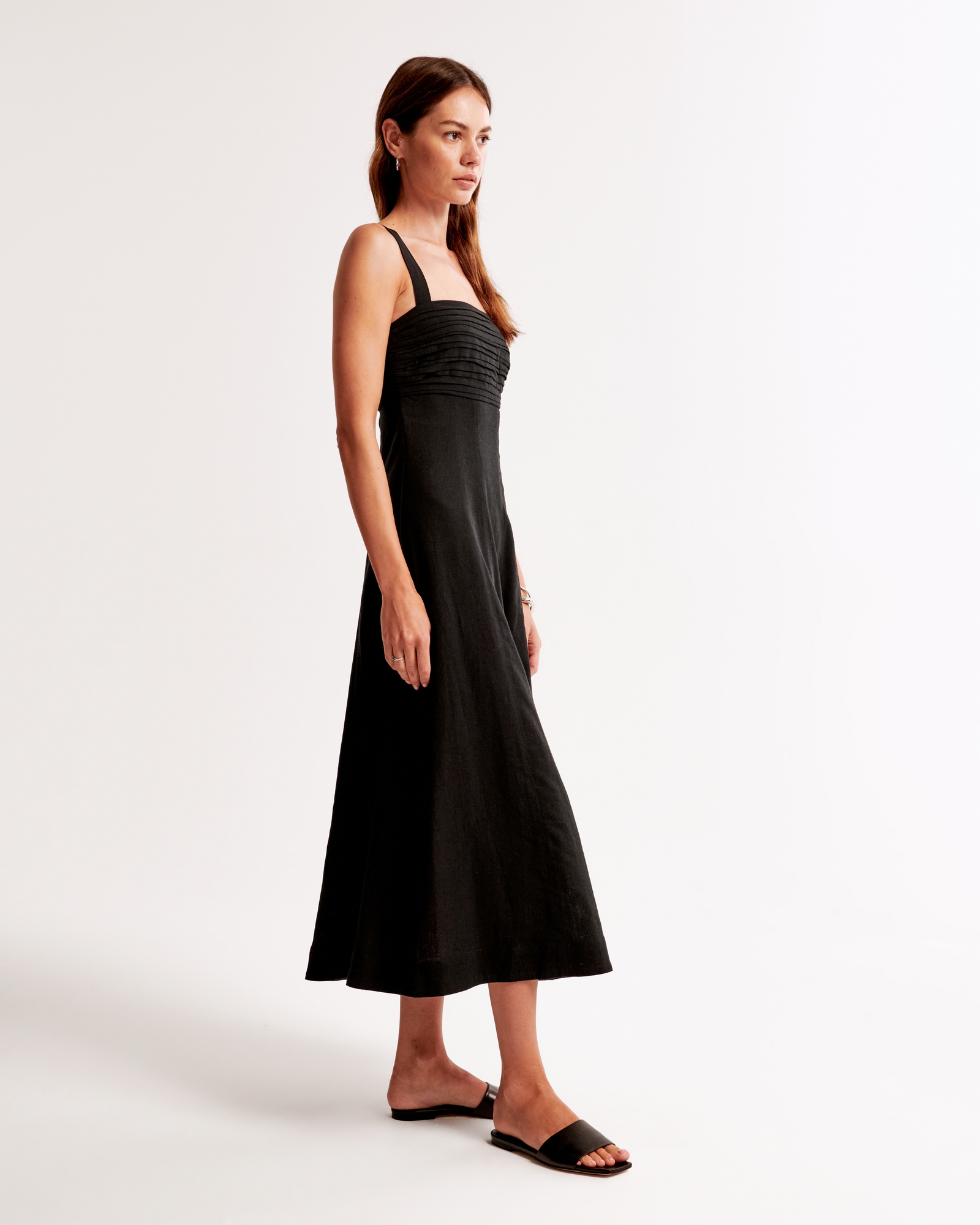 The A&F Emerson Fit & Flare Midi Dress