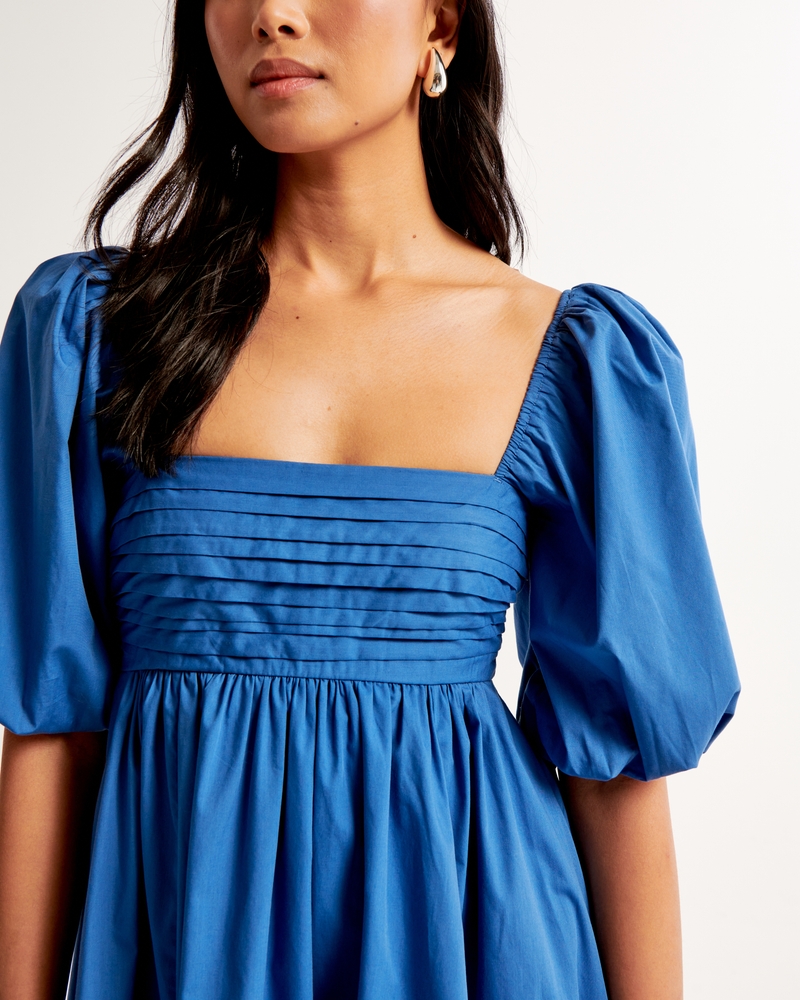 Emerson Poplin Puff Sleeve Mini Dress