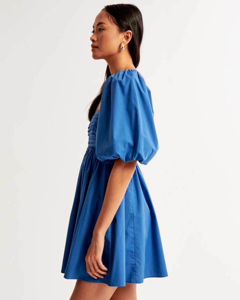 Emerson Poplin Puff Sleeve Mini Dress