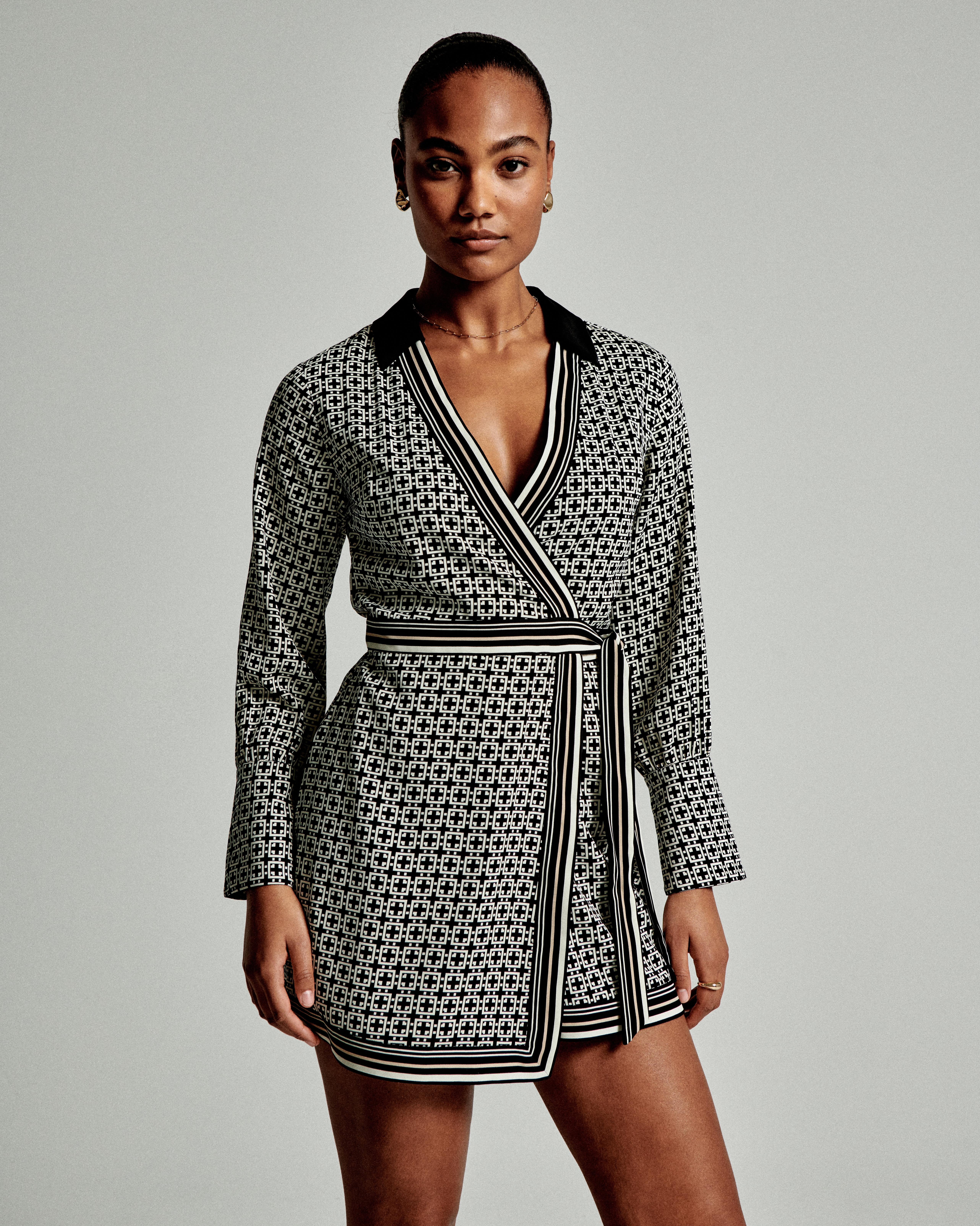 Abercrombie and shop fitch wrap dress