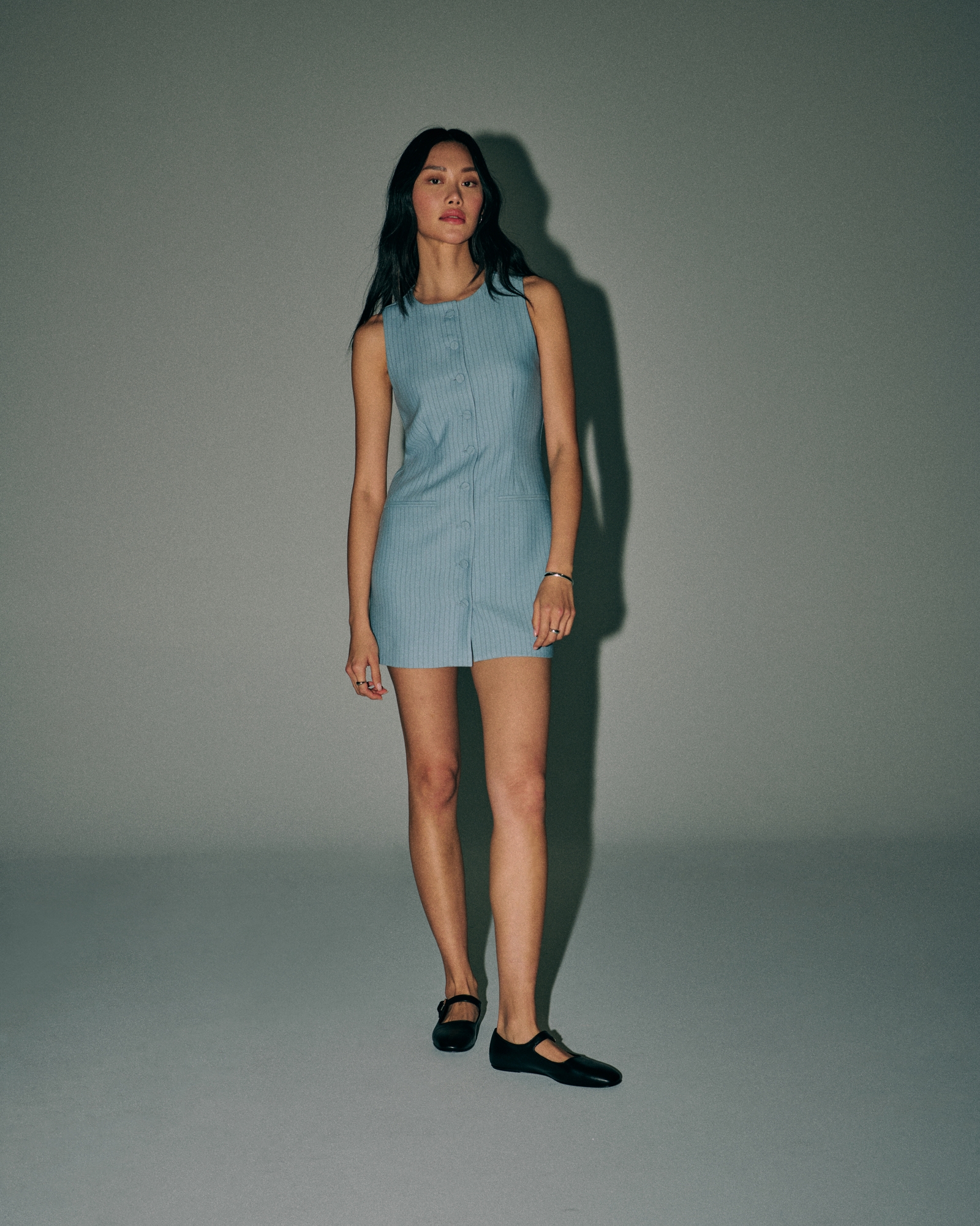 Abercrombie & Fitch The A&F Mara Short-Sleeve Vest Mini Dress