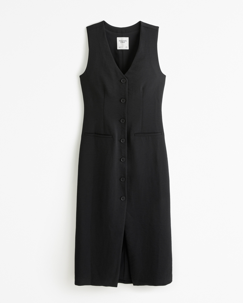 The A&F Mara Vest Midi Dress