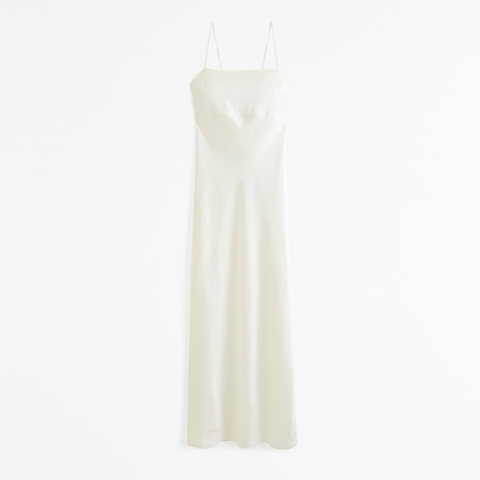 Женские платья Abercrombie & Fitch The A&F Julia Slip Cowl Back-Bow Maxi Dress