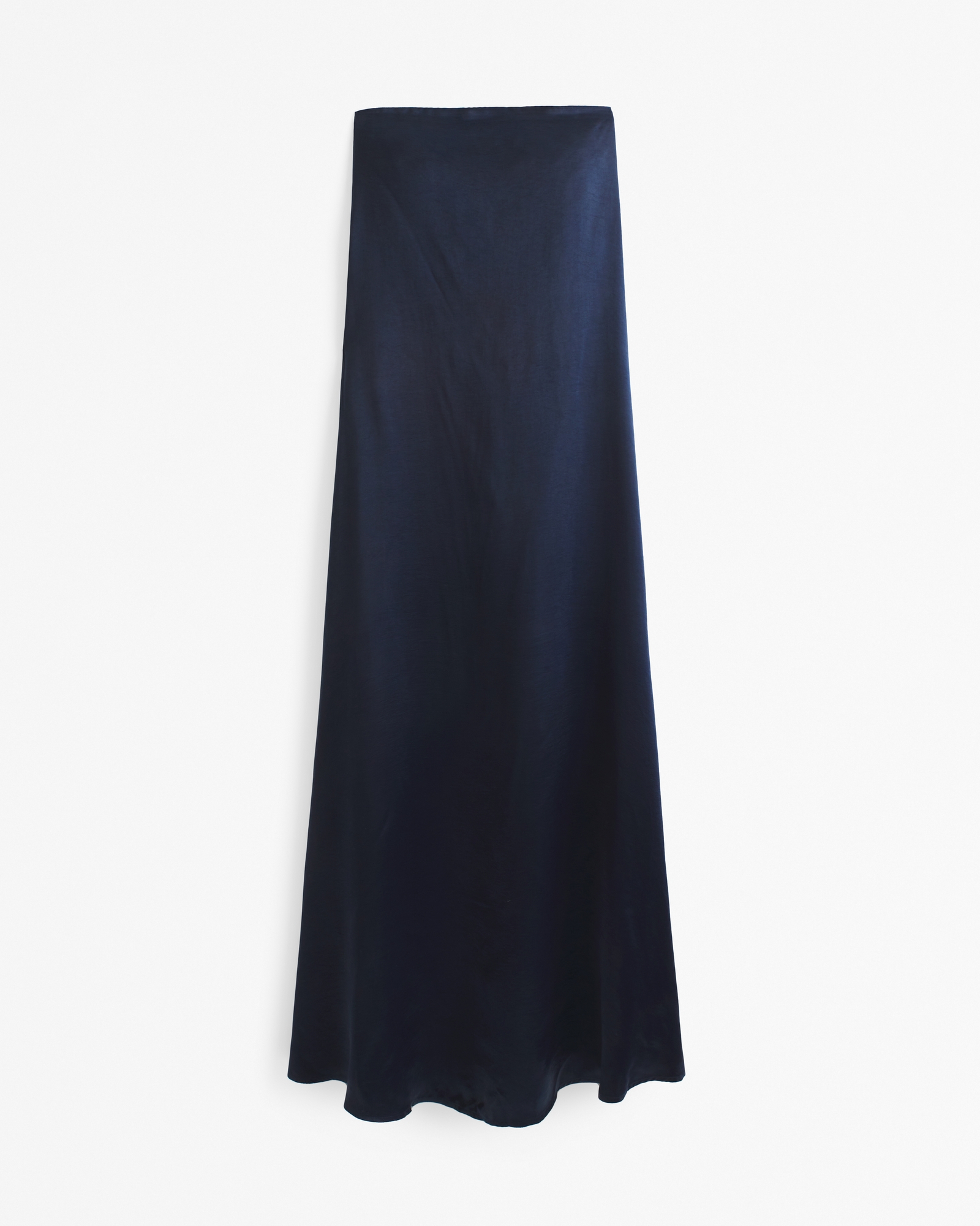 Strapless Trapeze Maxi Dress