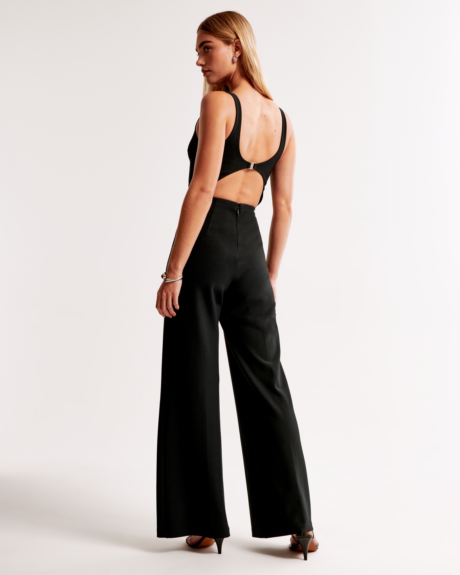 Slash Clasp-Back Jumpsuit