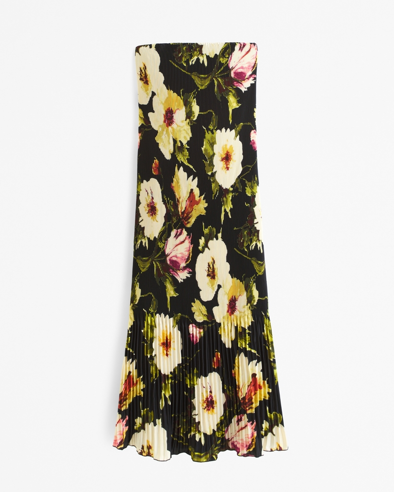 The A&F Giselle Pleat Release Midi Dress