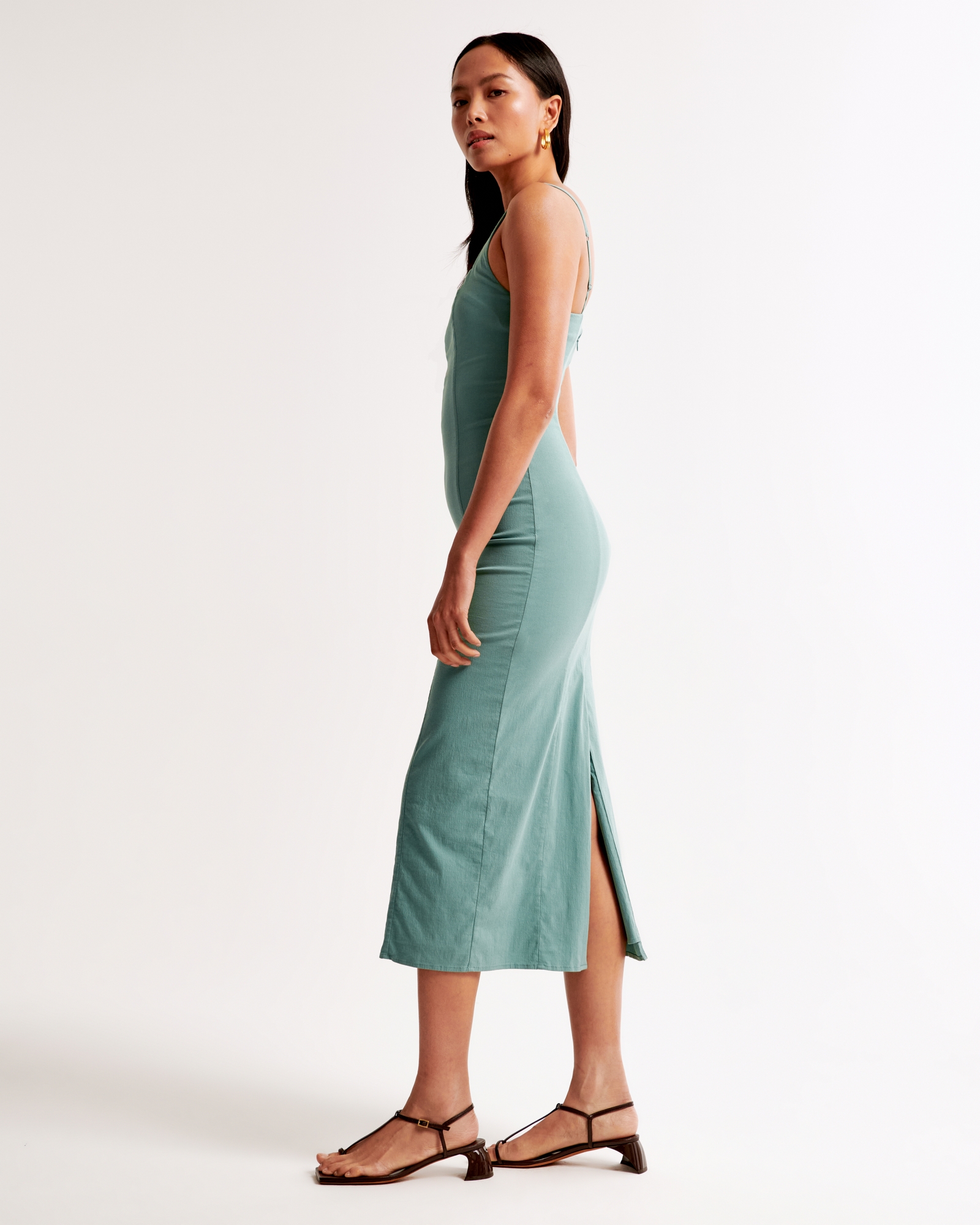 Stretch Column Midi Dress