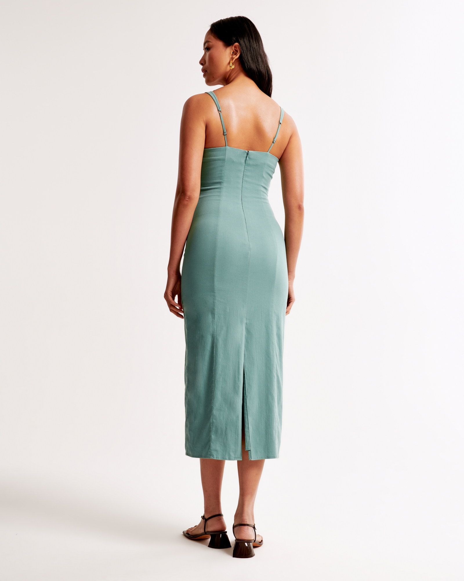 Stretch Column Midi Dress