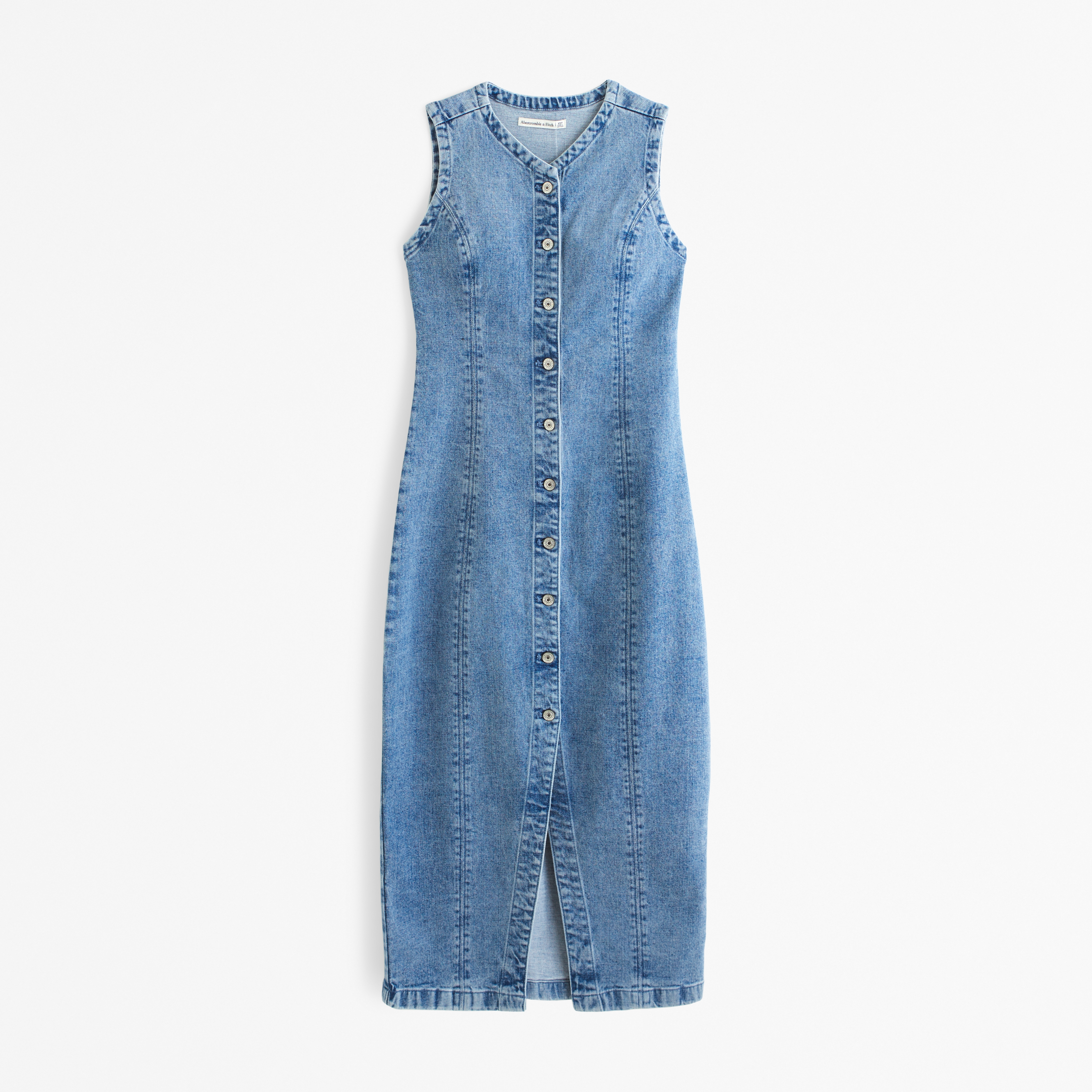 Abercrombie & Fitch The A&f Mara High-neck Vest Midi Dress