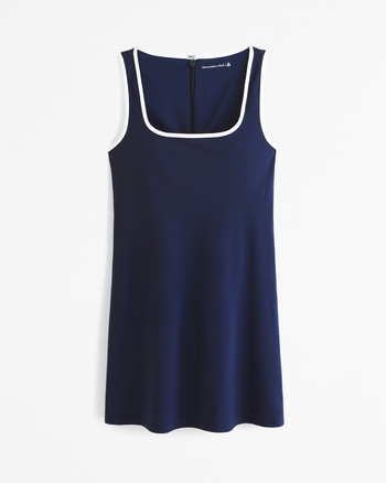 Squareneck Traveler Mini Dress