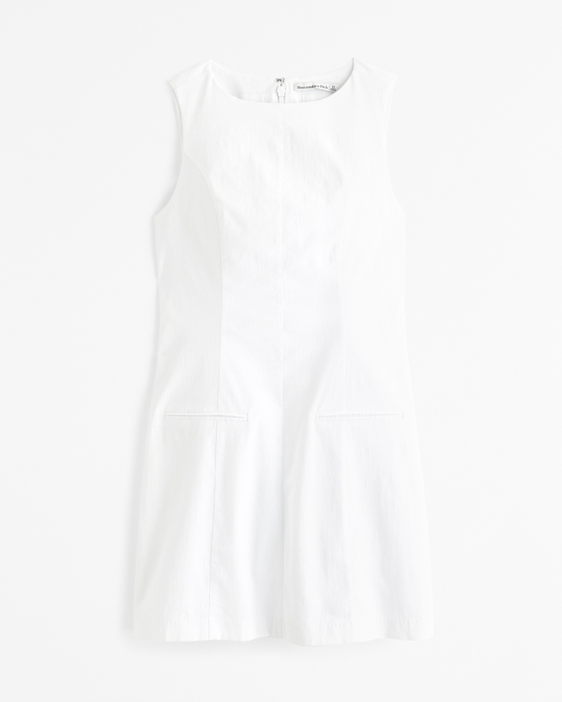 Women's High-Neck Stretch Mini Dress | Women's Clearance | Abercrombie.com