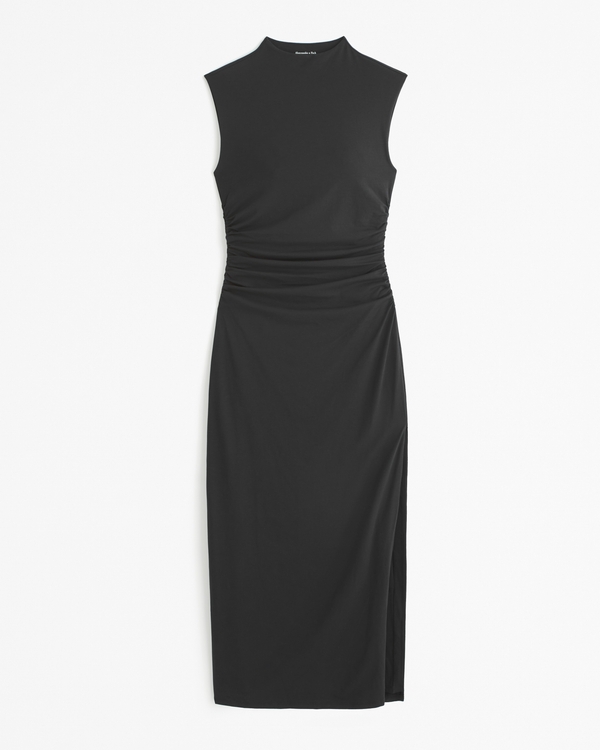 The A&F Paloma Maxi Dress, Black view 1