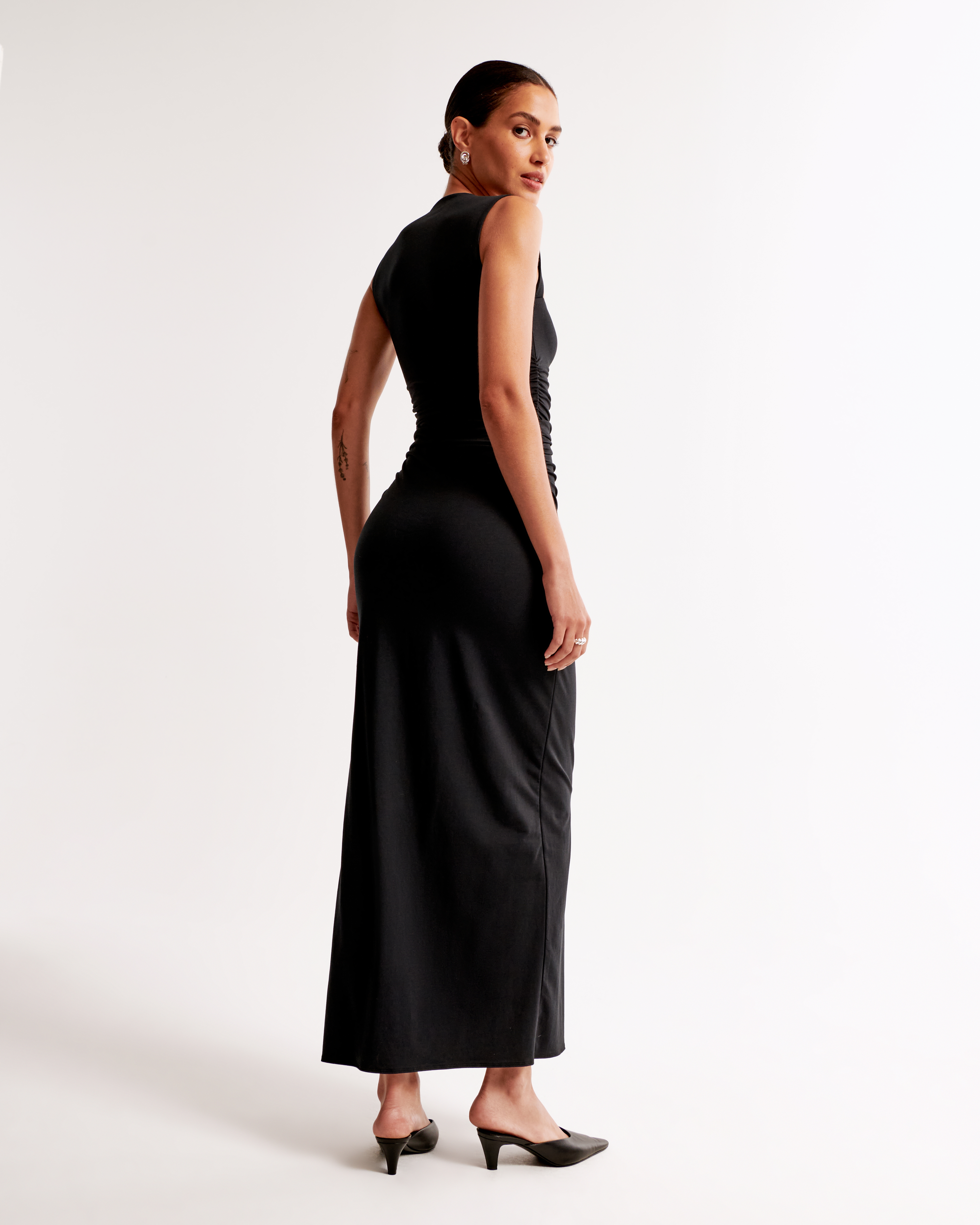 andmary アンドマリー♥ava knit mini dress black