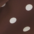 dark brown polka dot