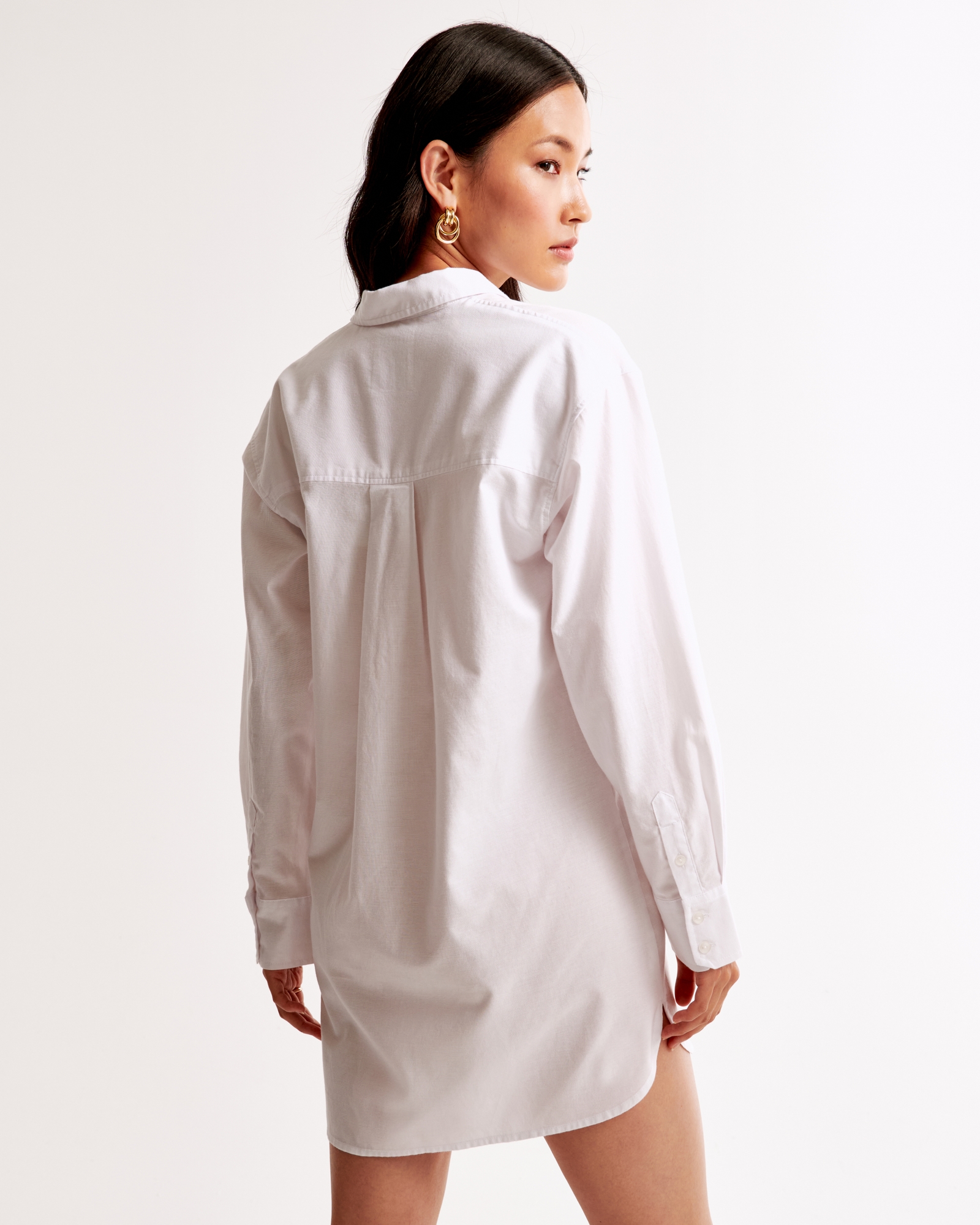 Oxford Mini Shirt Dress