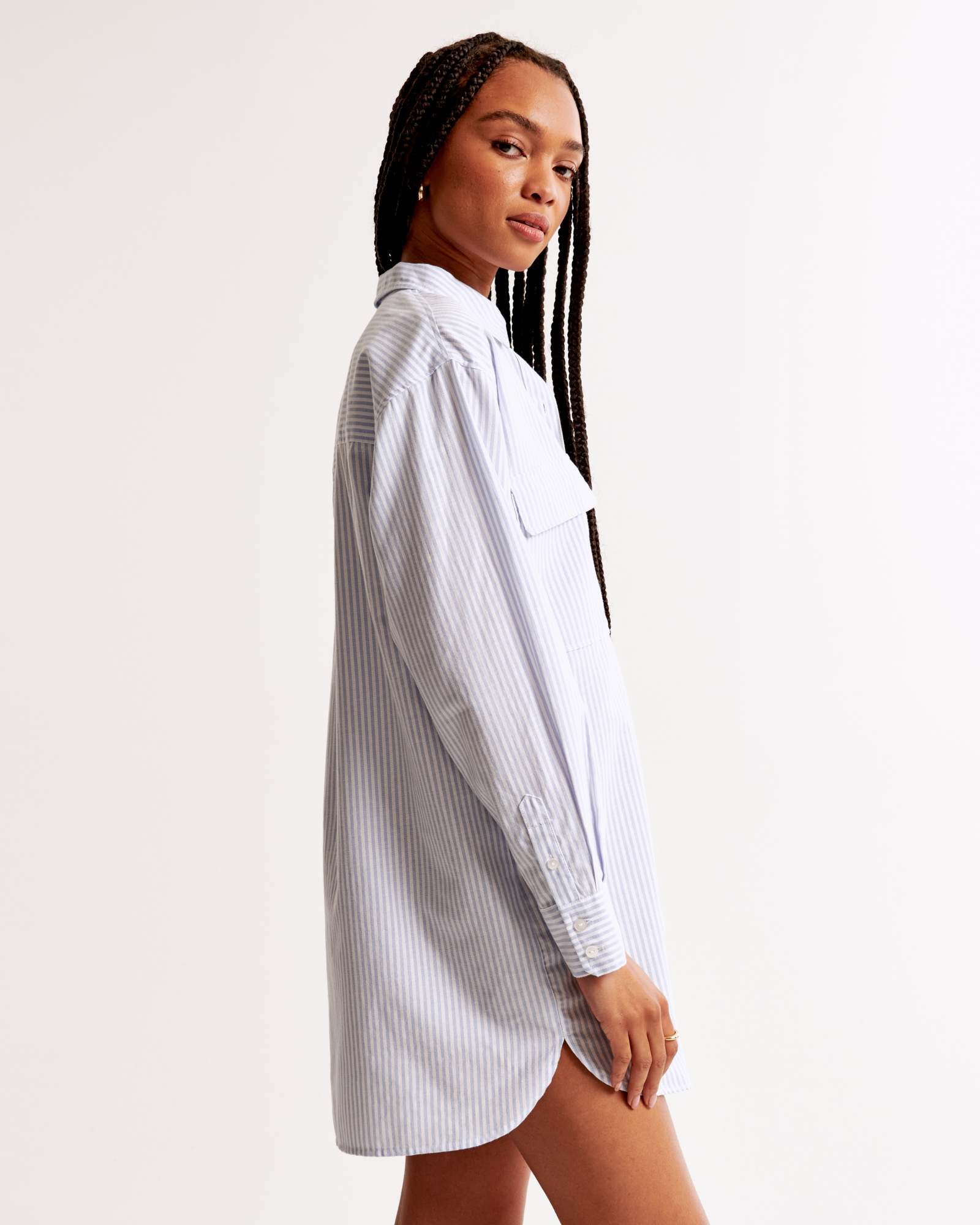 Oxford Mini Shirt Dress