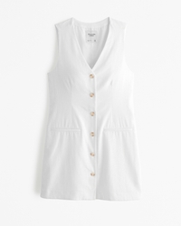 The A&F Mara Linen-Blend Vest Mini Dress