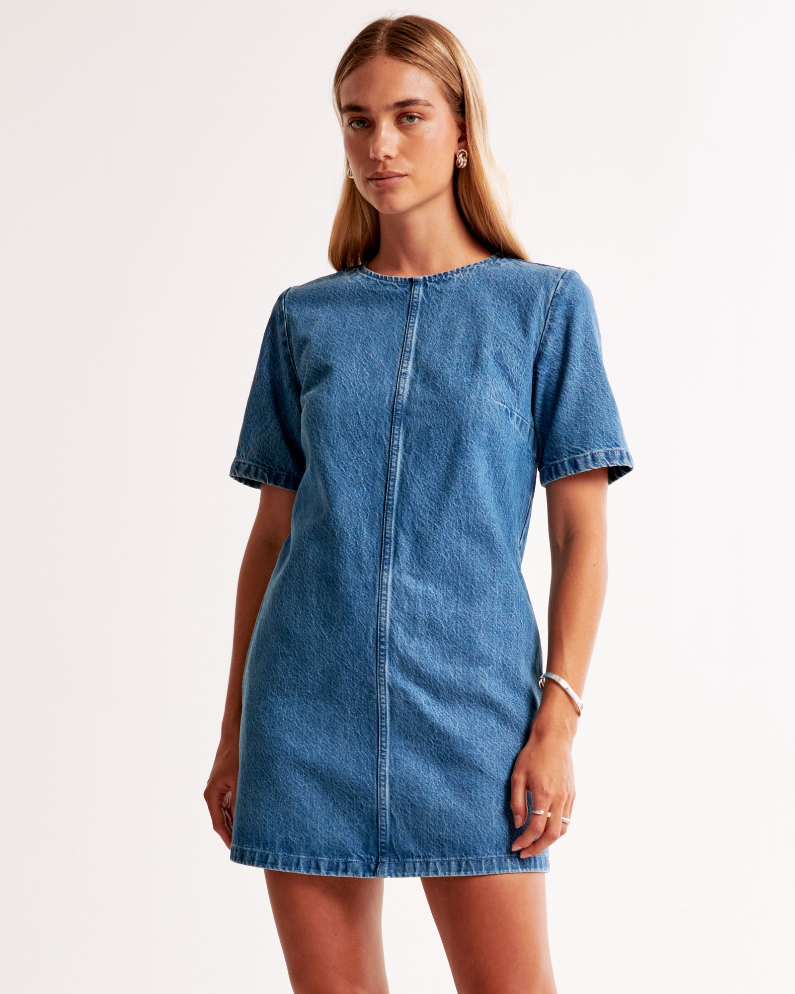 Denim Tee Shift Dress