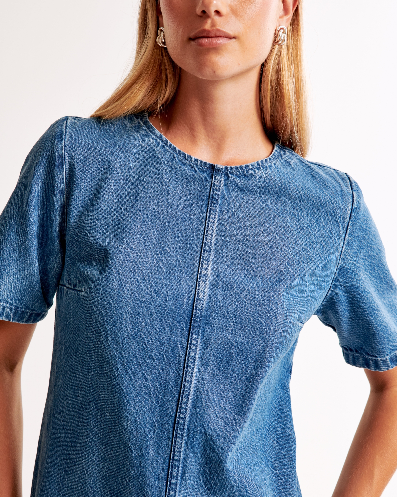 Denim Tee Shift Dress