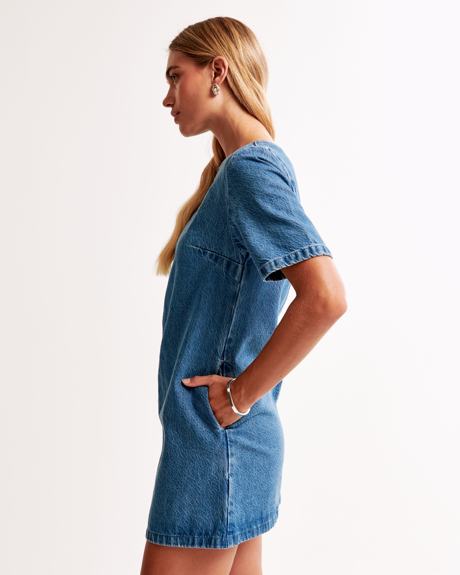 Denim Tee Shift Dress