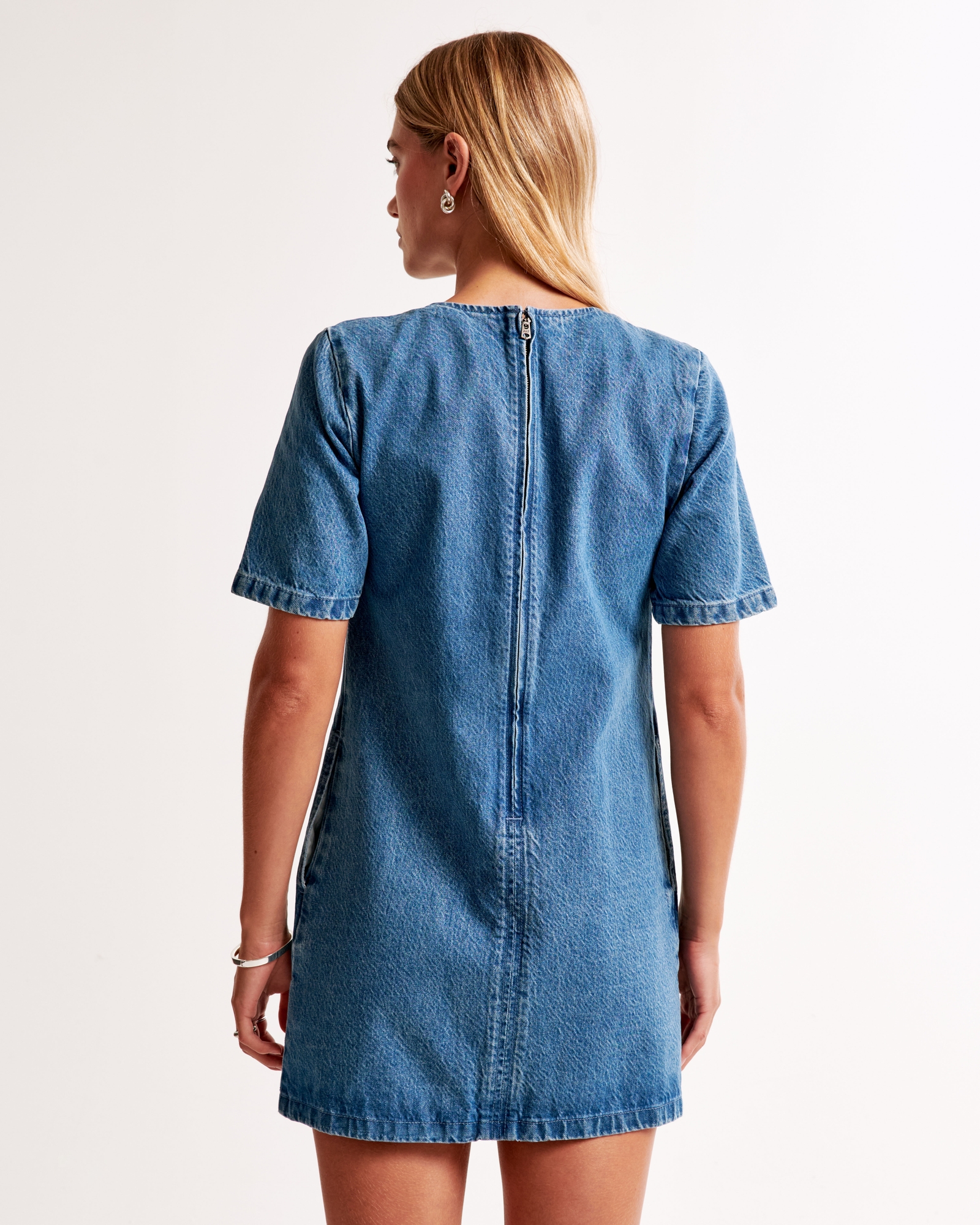 Denim Tee Shift Dress