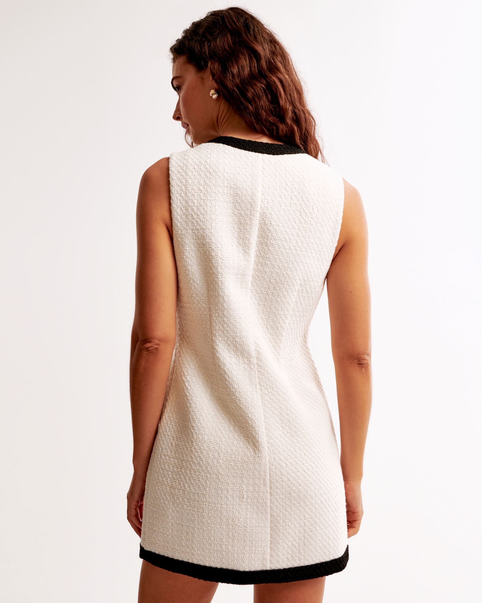 The A&F Mara Tweed Vest Mini Dress