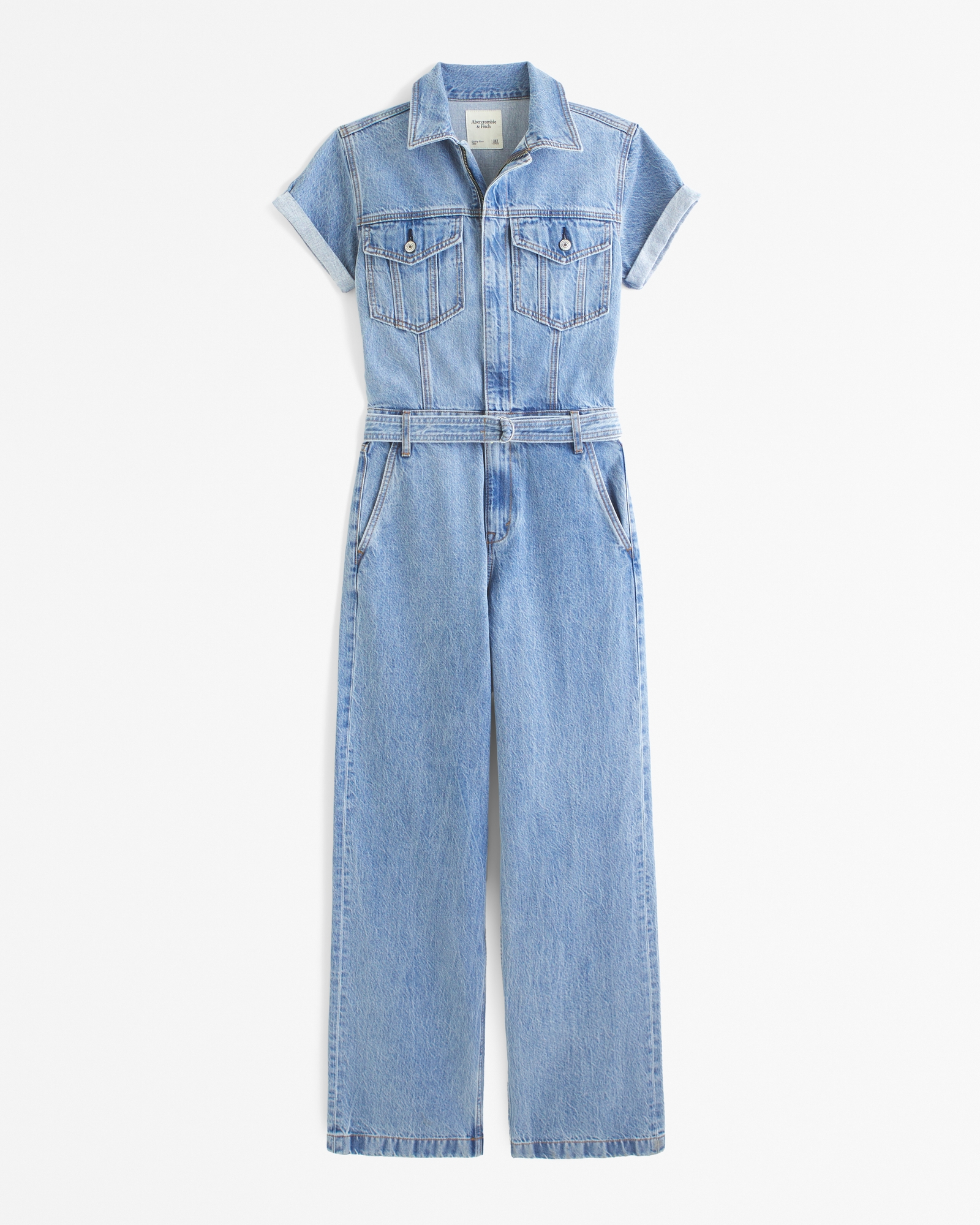 90s Relaxed Denim Jumpsuit