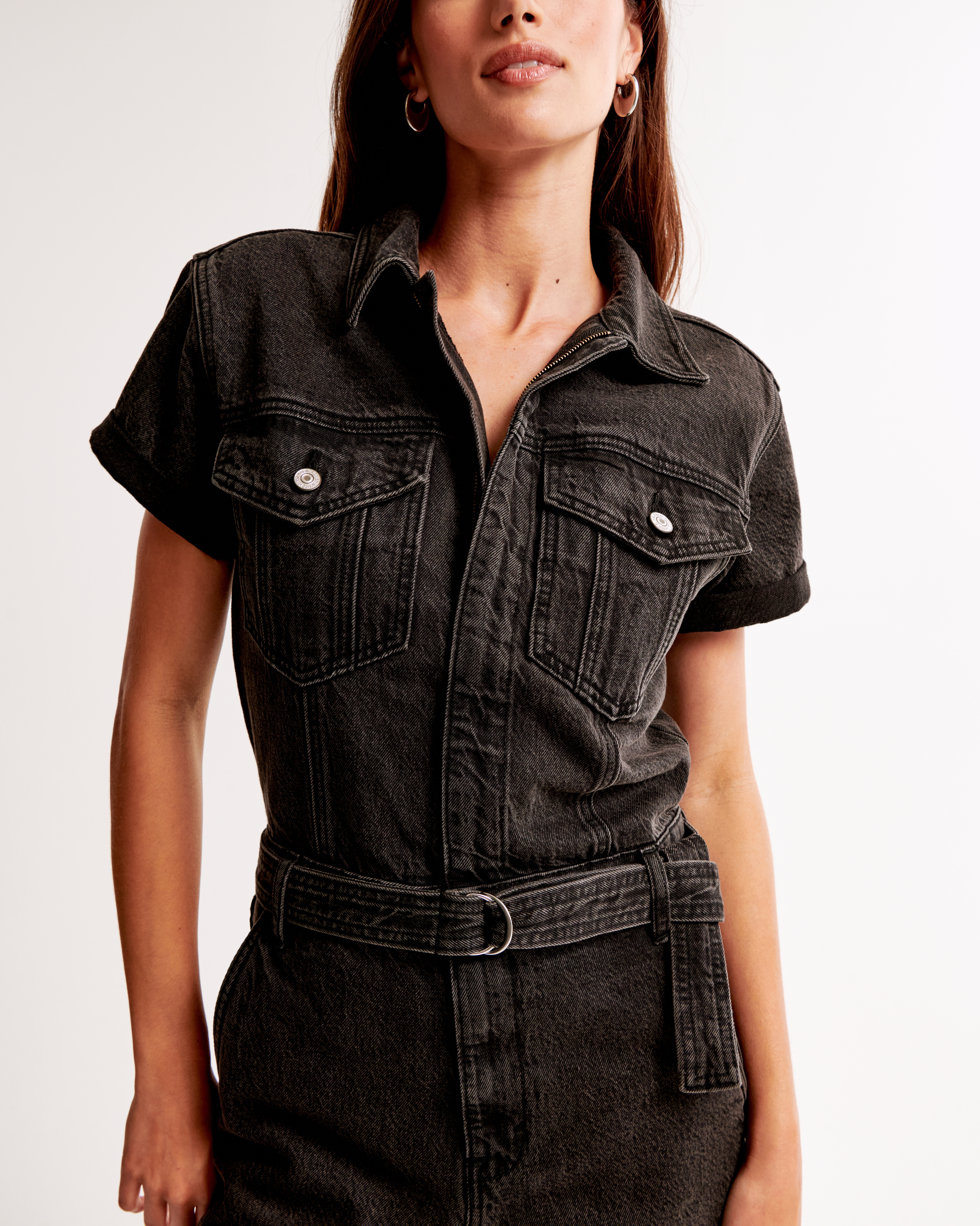 Abercrombie denim fashion jumpsuit