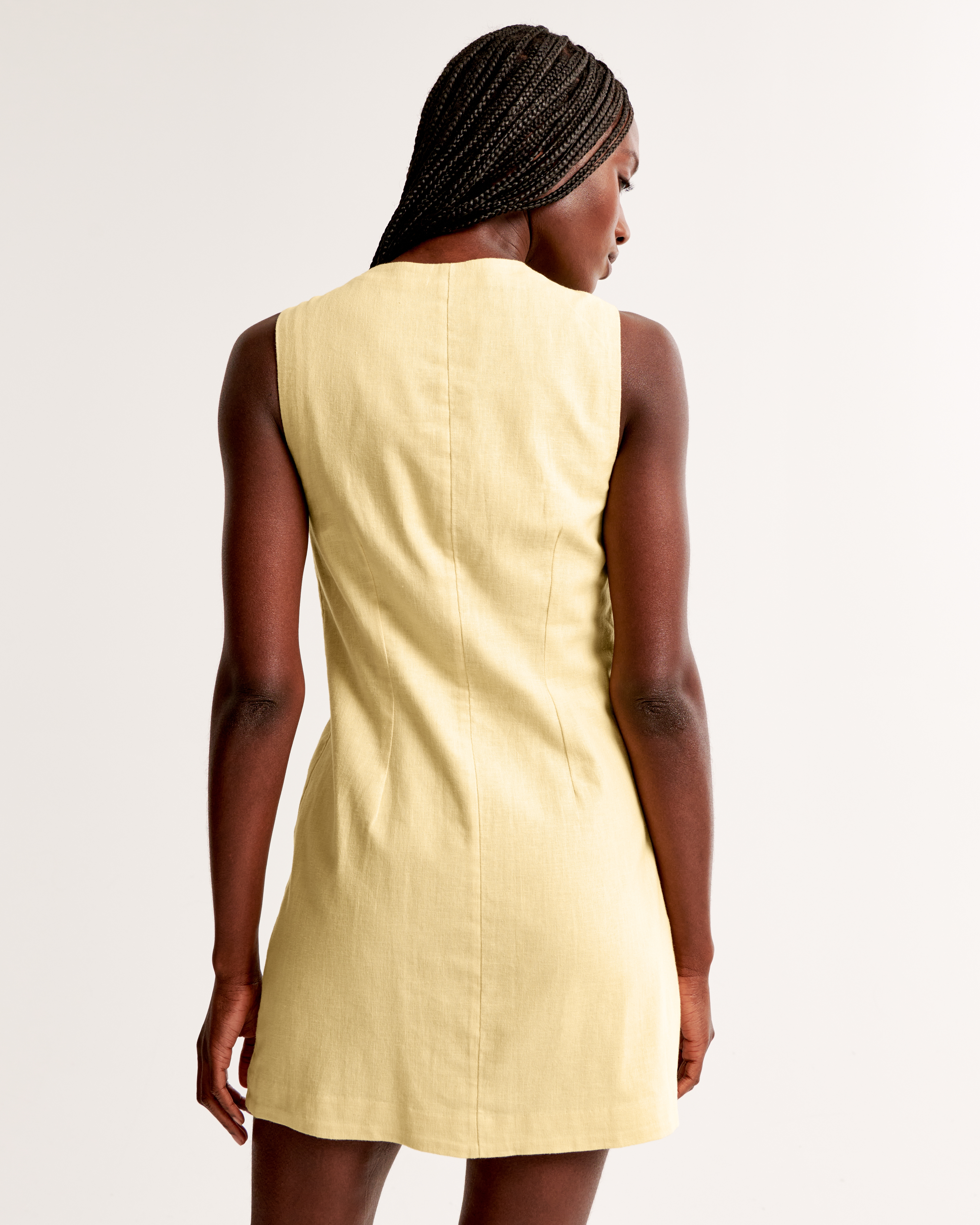 The A&F Mara Linen-Blend Vest Mini Dress