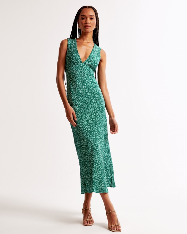 Bra-Free Sweetheart Knit Midi Dress