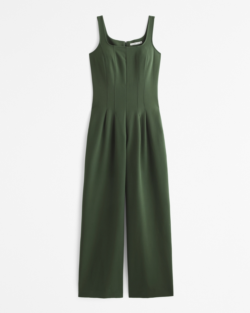 Squareneck Seamed Jumpsuit 2