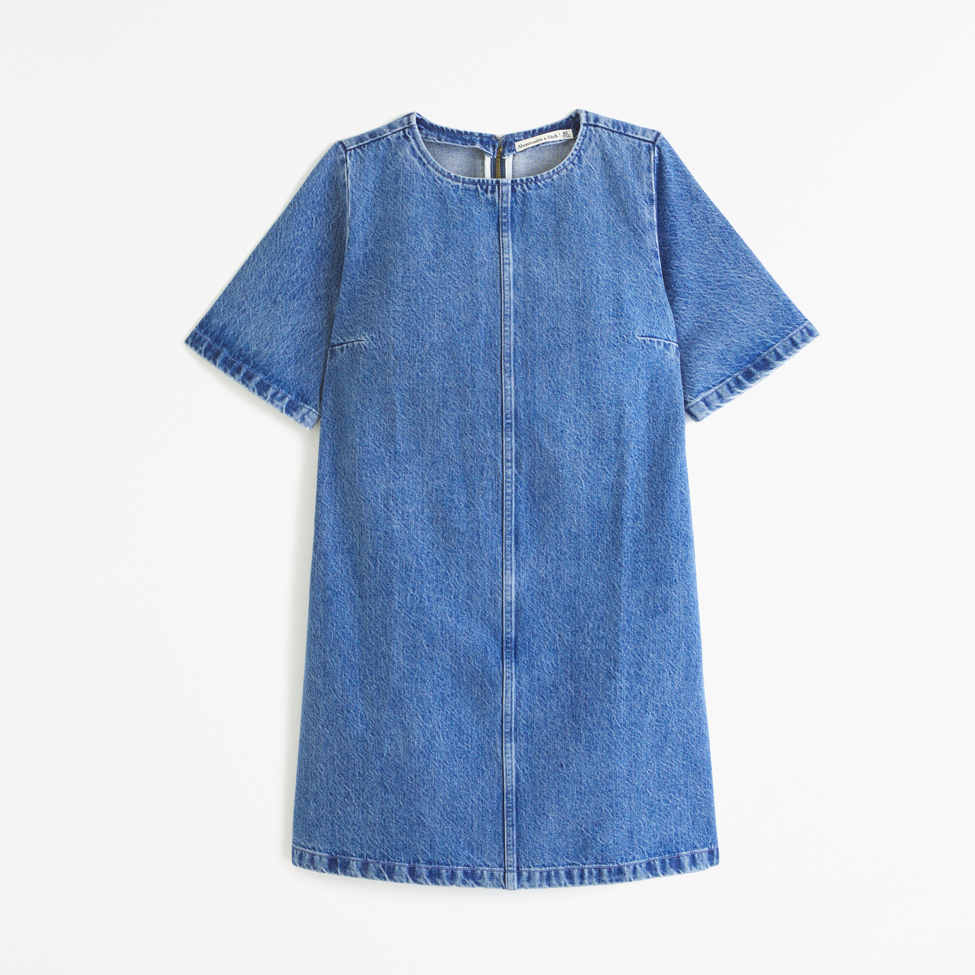 Short on sale denim dress