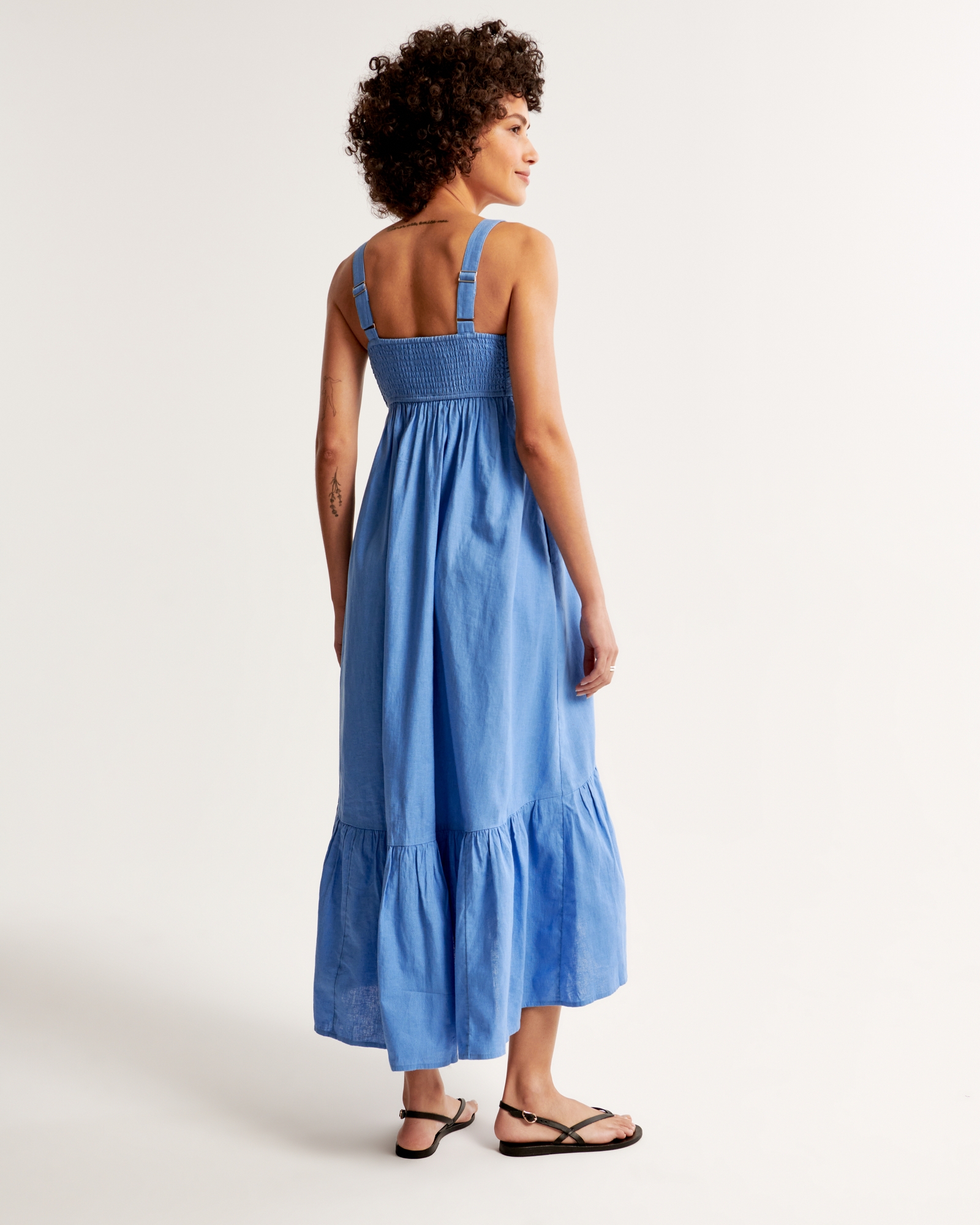 The A&F Emerson High-Low Midi Dress