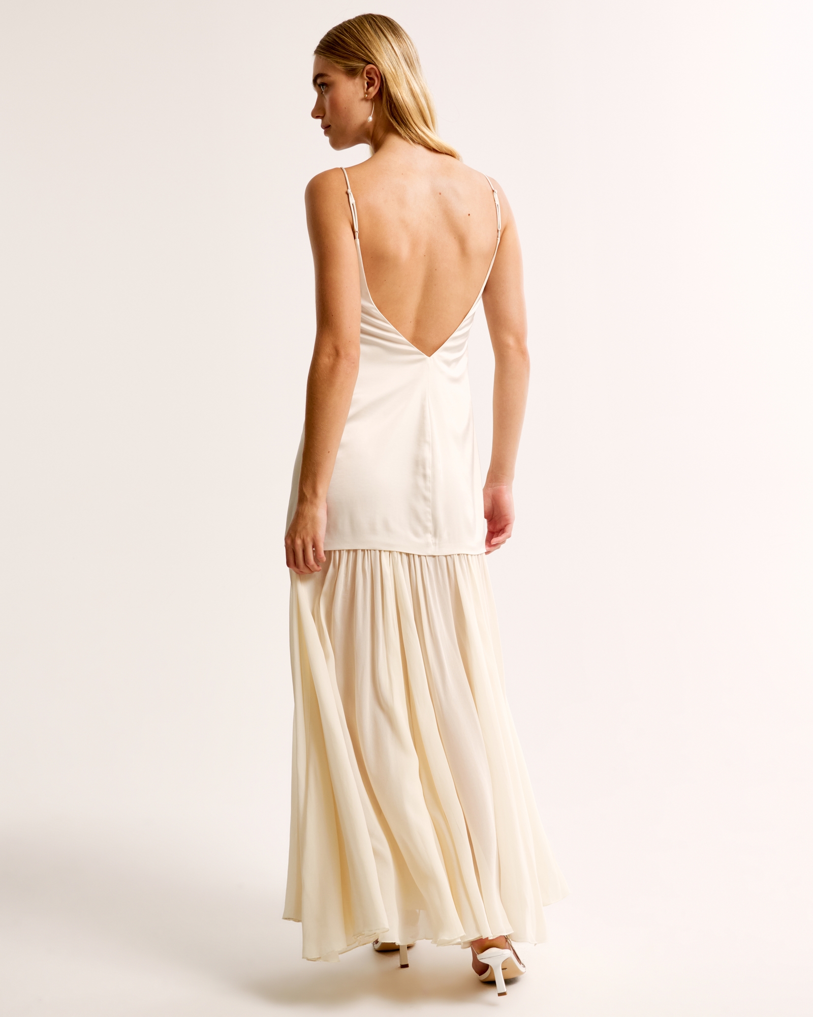 off shoulder wedding dresses Off Shoulder Short Sleeve A-Line Simple Satin Wedding Dress – TANYA BRIDAL