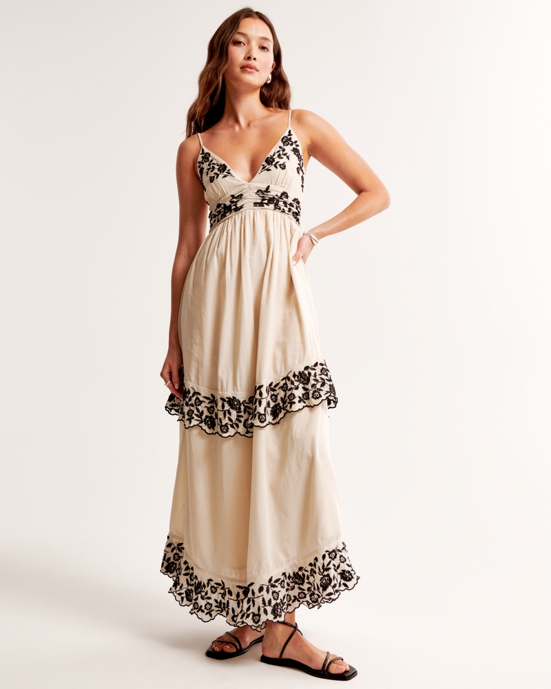 Tiered Ruffle Maxi Dress