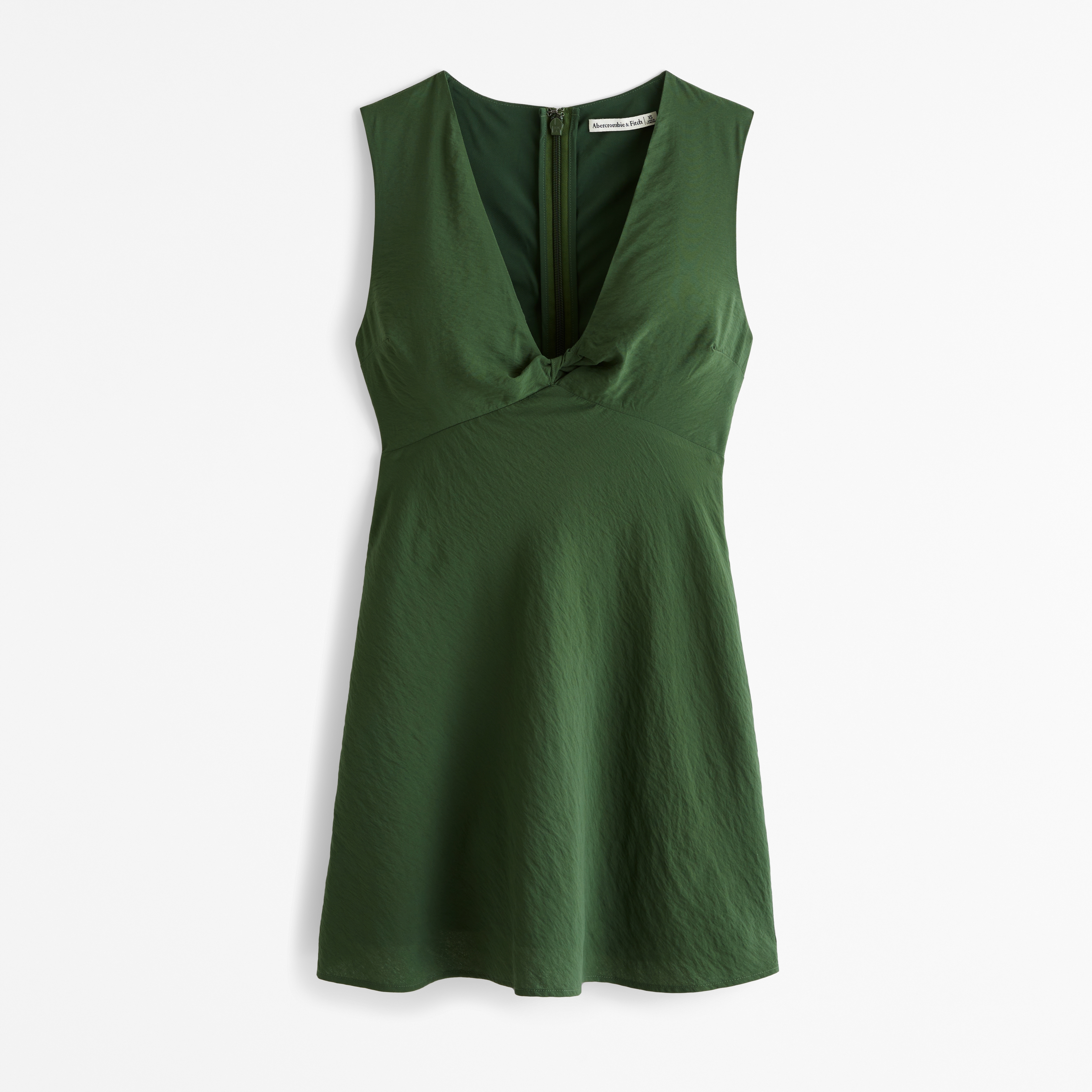 廃盤新品未使用Abercrombie & Fitch GREEN Abercrombie & Fitch Twist-Front Mini Dress | MainPlace Mall
