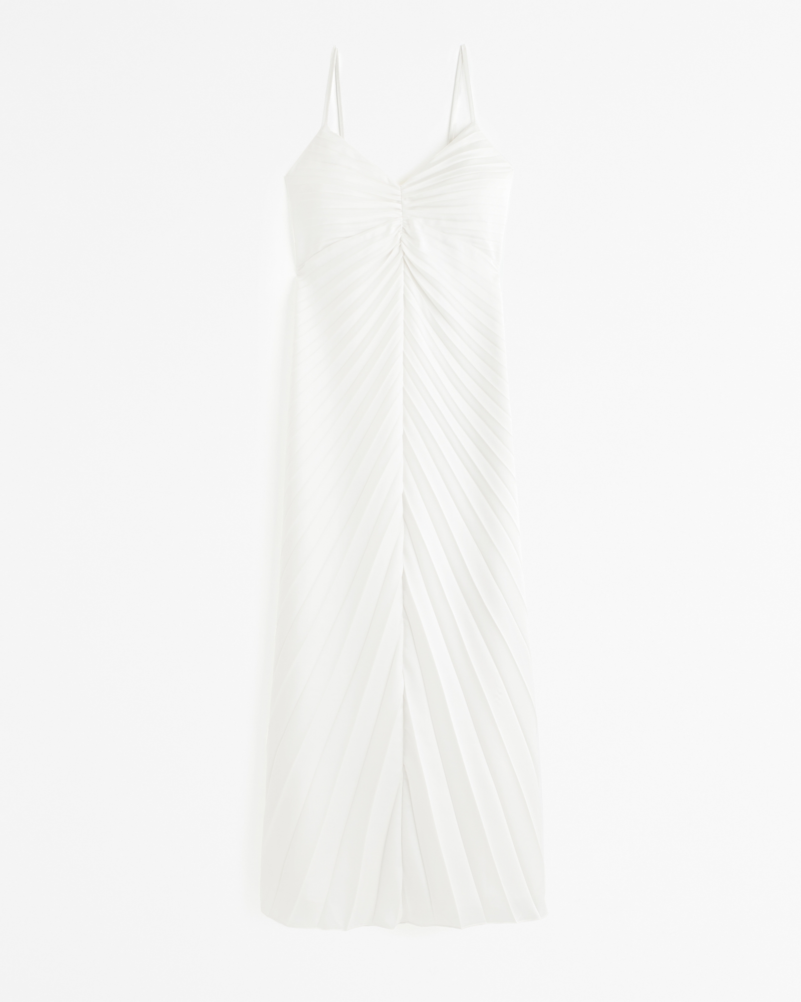 The A&F Giselle Sunburst Pleated Maxi Dress