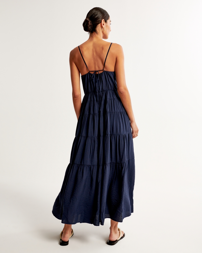 Women's Flowy Tiered Maxi Dress | Women's Dresses u0026 Jumpsuits |  Abercrombie.com